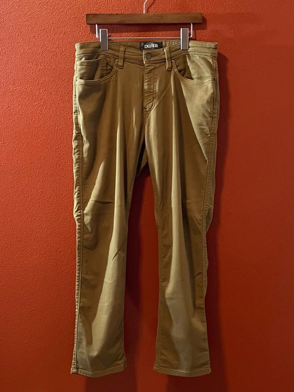 DU/ER Men’s No Sweat Relaxed Fit Taper Recreation Comfort Workwear Pants